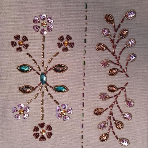 ボタニカル(植物)柄(グリーンorグレー)★★中級