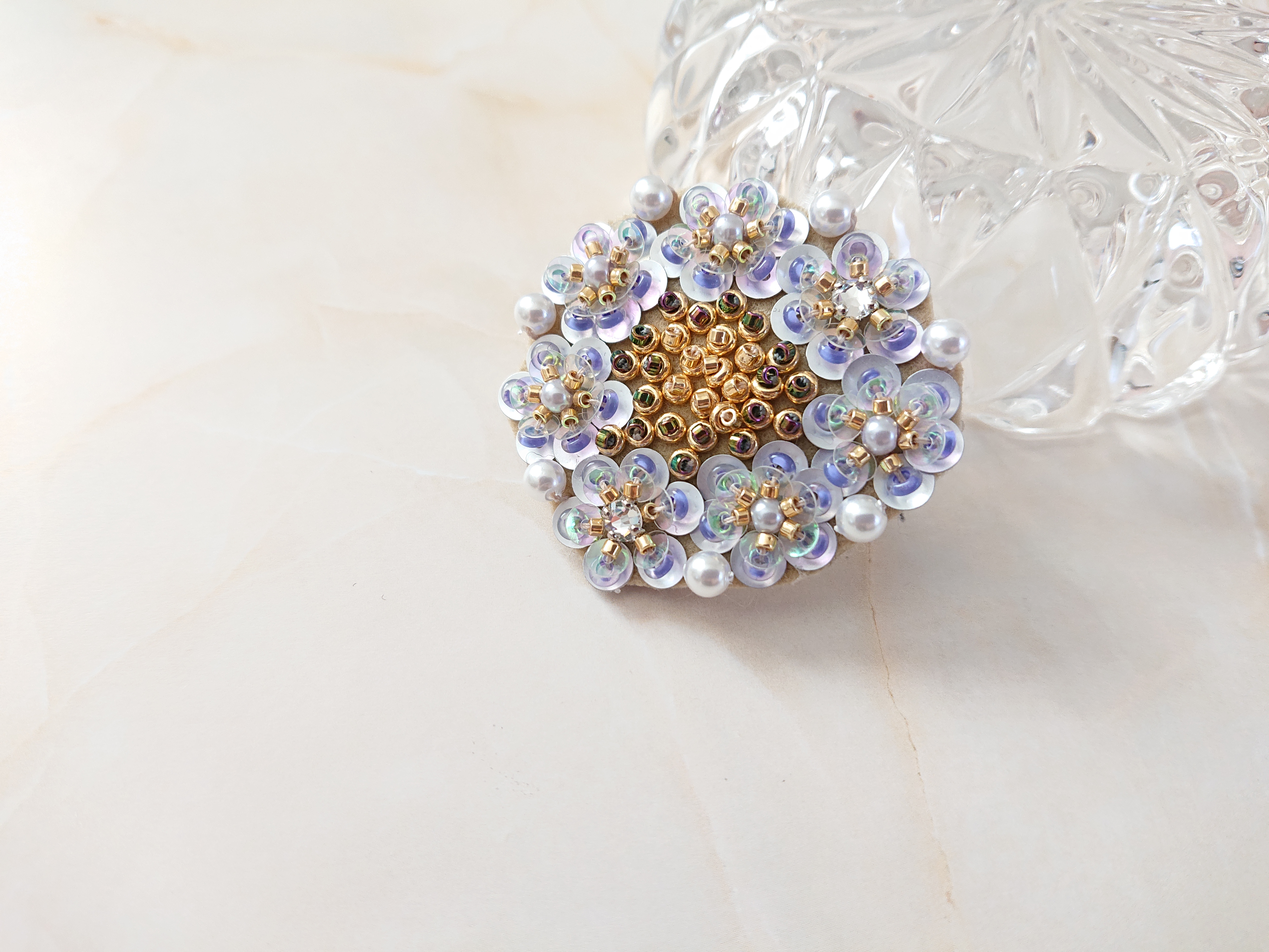 クリアパープル★★(1.5～2時間)※ビーズフレンドVol.60掲載